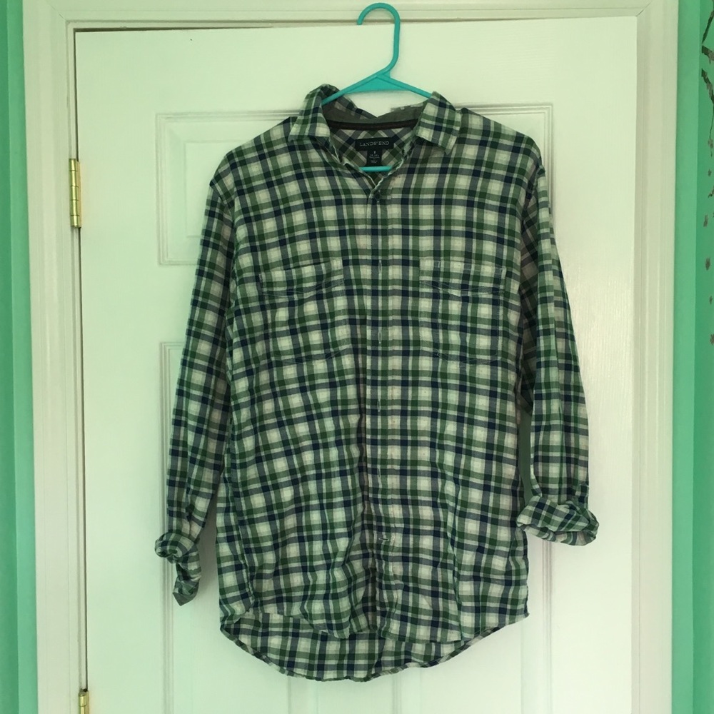 Lands End button down
